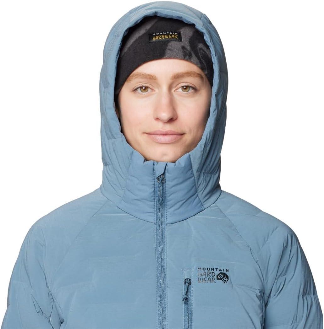 imageMountain Hardwear Womens StretchDown Hoody for Hiking Backpacking Camping and Everyday Wear Insulated and DurableAdriatic Blue Heather