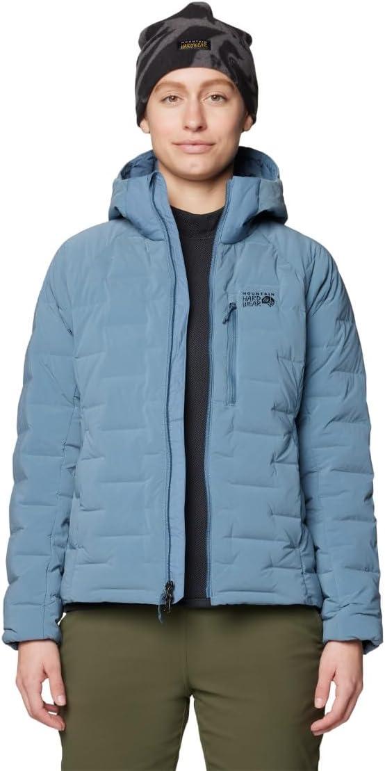 imageMountain Hardwear Womens StretchDown Hoody for Hiking Backpacking Camping and Everyday Wear Insulated and DurableAdriatic Blue Heather