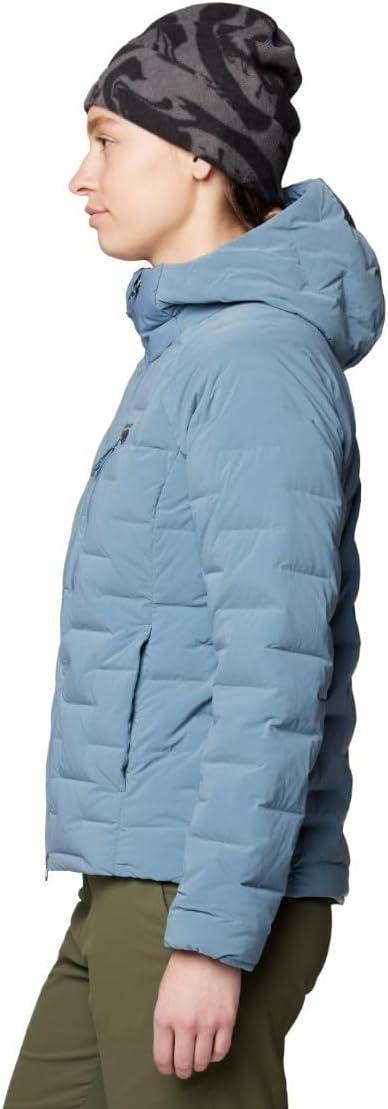 imageMountain Hardwear Womens StretchDown Hoody for Hiking Backpacking Camping and Everyday Wear Insulated and DurableAdriatic Blue Heather
