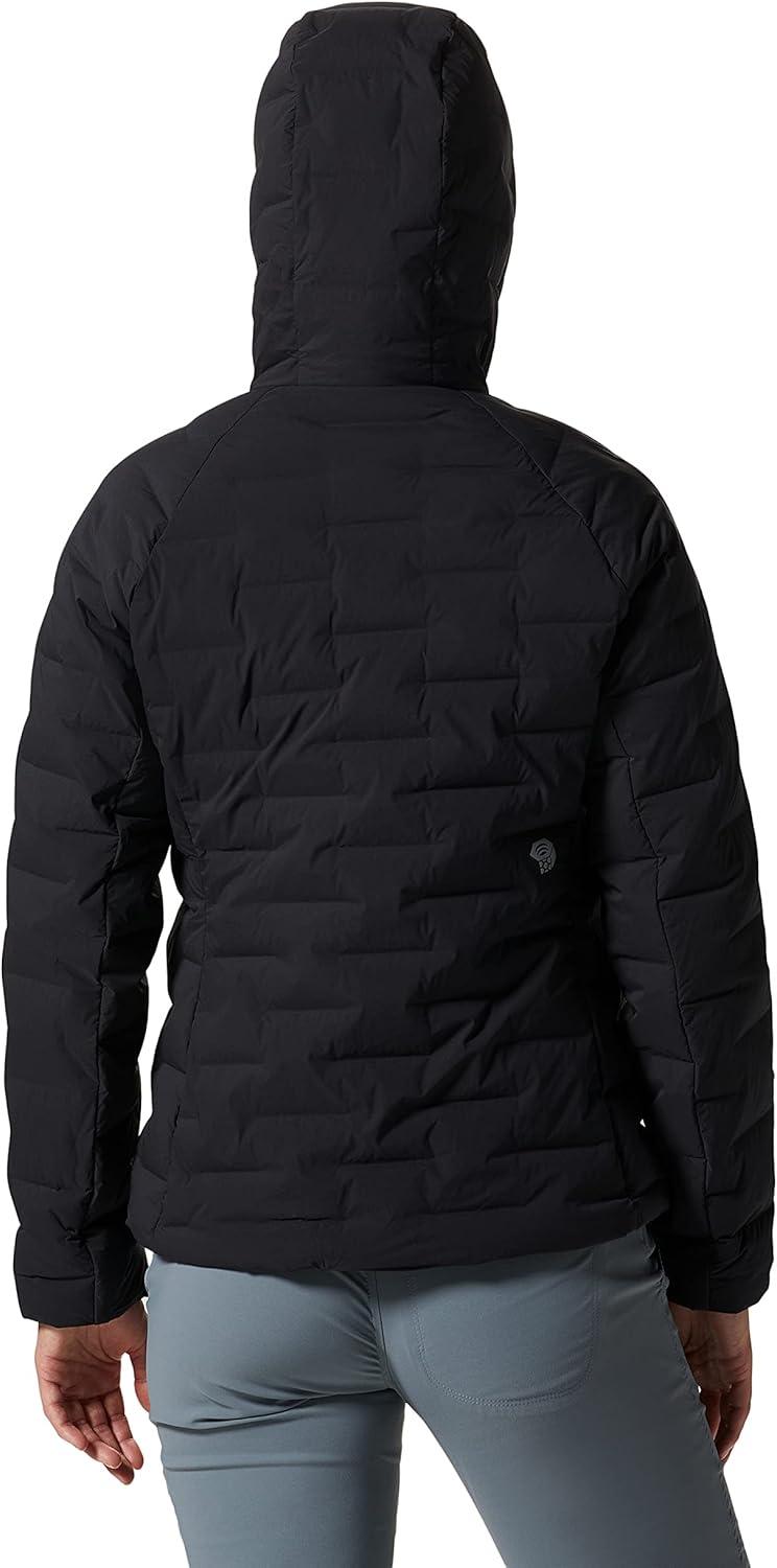 imageMountain Hardwear Womens StretchDown Hoody for Hiking Backpacking Camping and Everyday Wear Insulated and DurableBlack New 2024