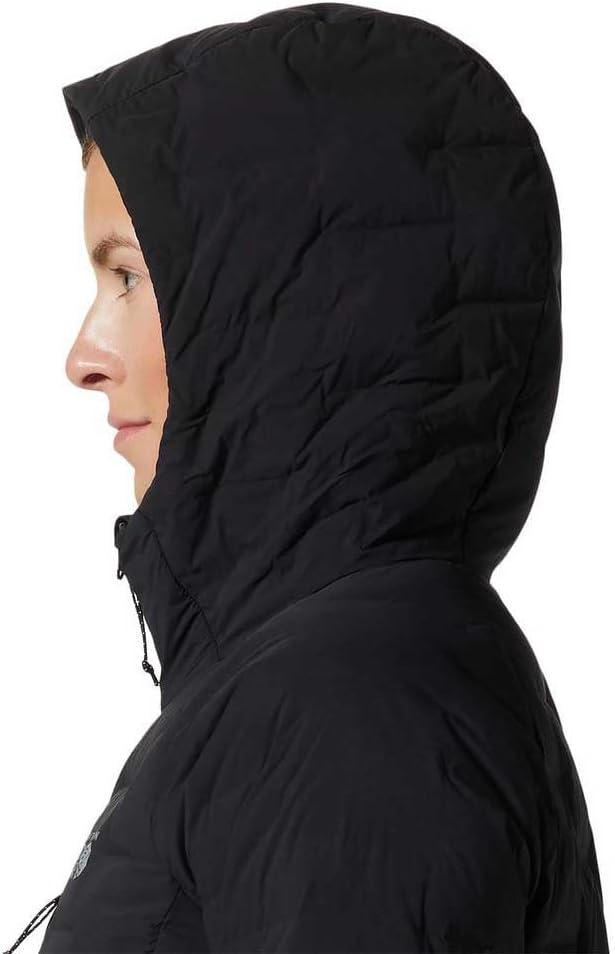 imageMountain Hardwear Womens StretchDown Hoody for Hiking Backpacking Camping and Everyday Wear Insulated and DurableBlack