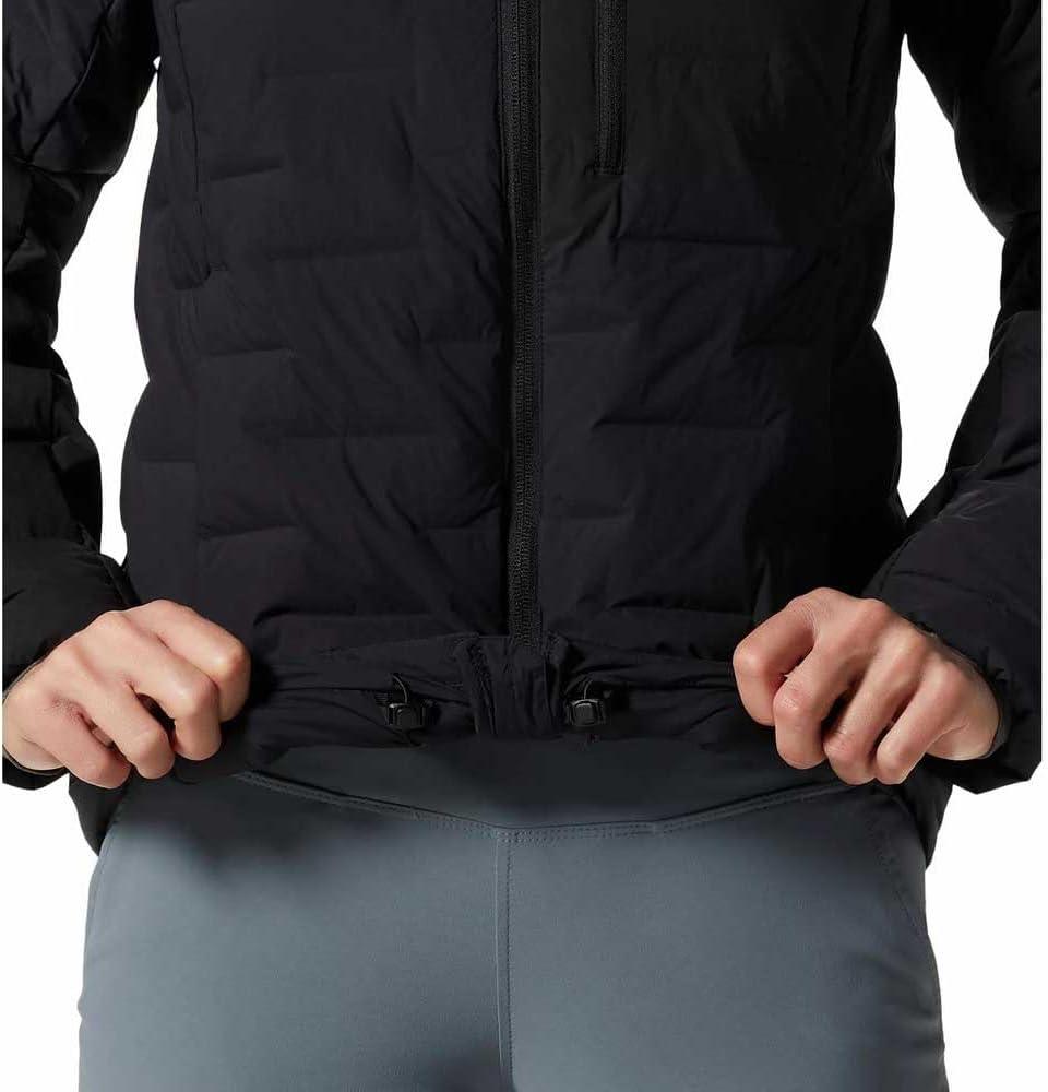 imageMountain Hardwear Womens StretchDown Hoody for Hiking Backpacking Camping and Everyday Wear Insulated and DurableBlack