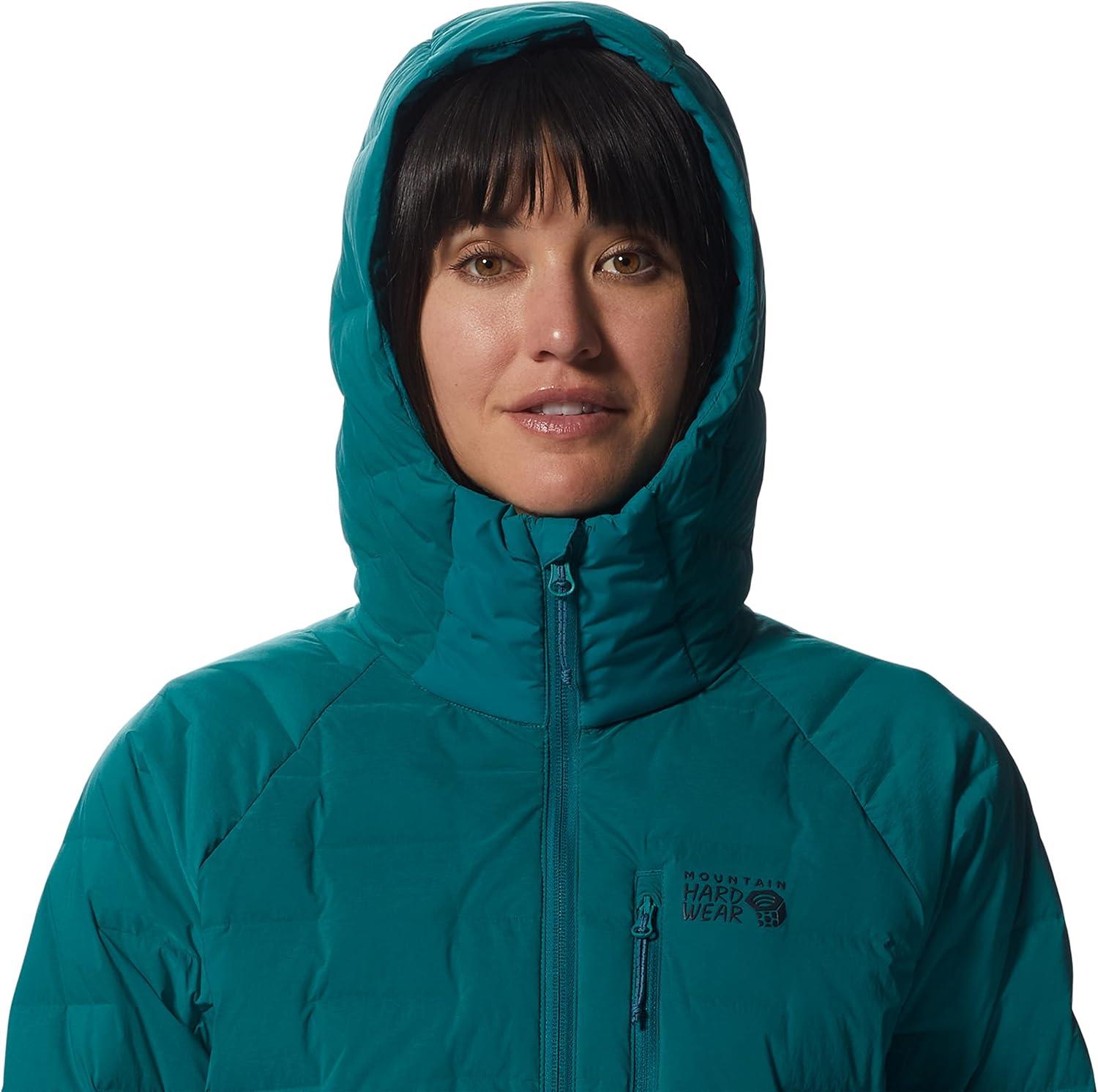 imageMountain Hardwear Womens StretchDown Hoody for Hiking Backpacking Camping and Everyday Wear Insulated and DurableBotanic