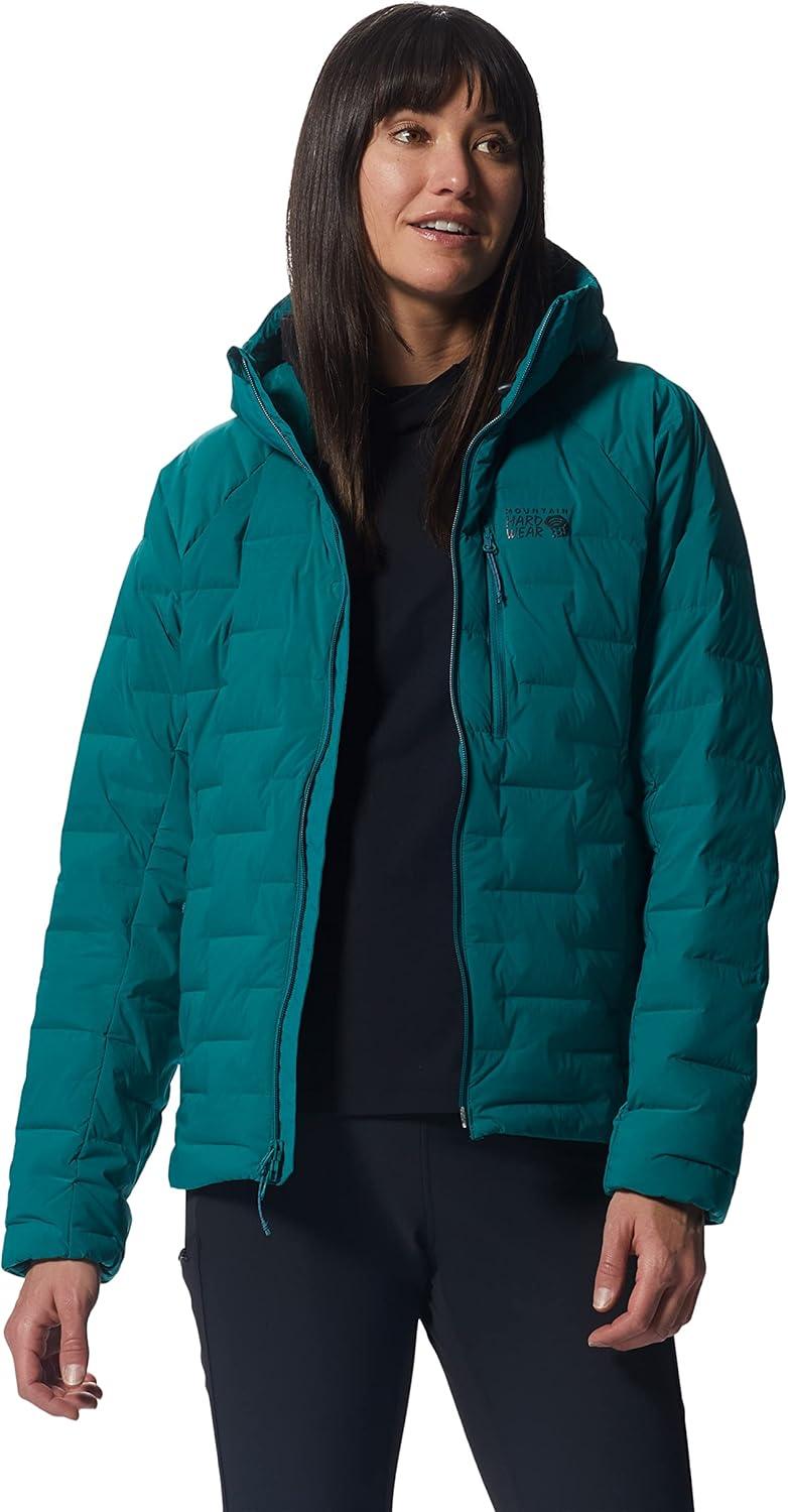 imageMountain Hardwear Womens StretchDown Hoody for Hiking Backpacking Camping and Everyday Wear Insulated and DurableBotanic