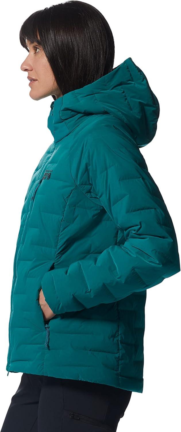 imageMountain Hardwear Womens StretchDown Hoody for Hiking Backpacking Camping and Everyday Wear Insulated and DurableBotanic