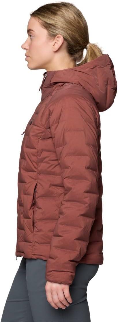 imageMountain Hardwear Womens StretchDown Hoody for Hiking Backpacking Camping and Everyday Wear Insulated and DurableBourbon Brown