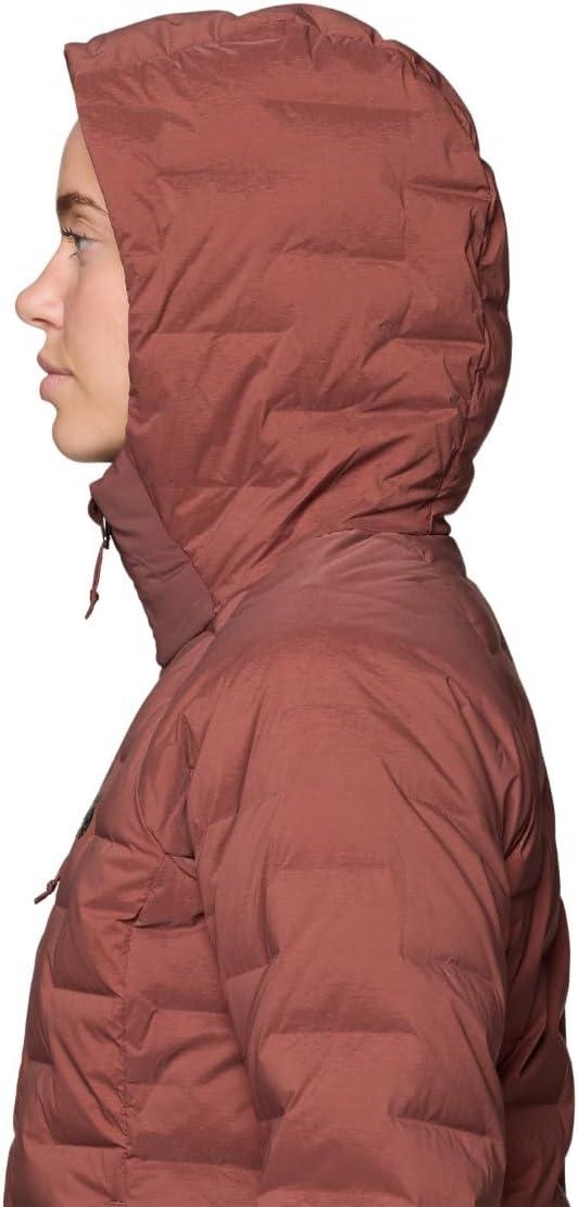 imageMountain Hardwear Womens StretchDown Hoody for Hiking Backpacking Camping and Everyday Wear Insulated and DurableBourbon Brown