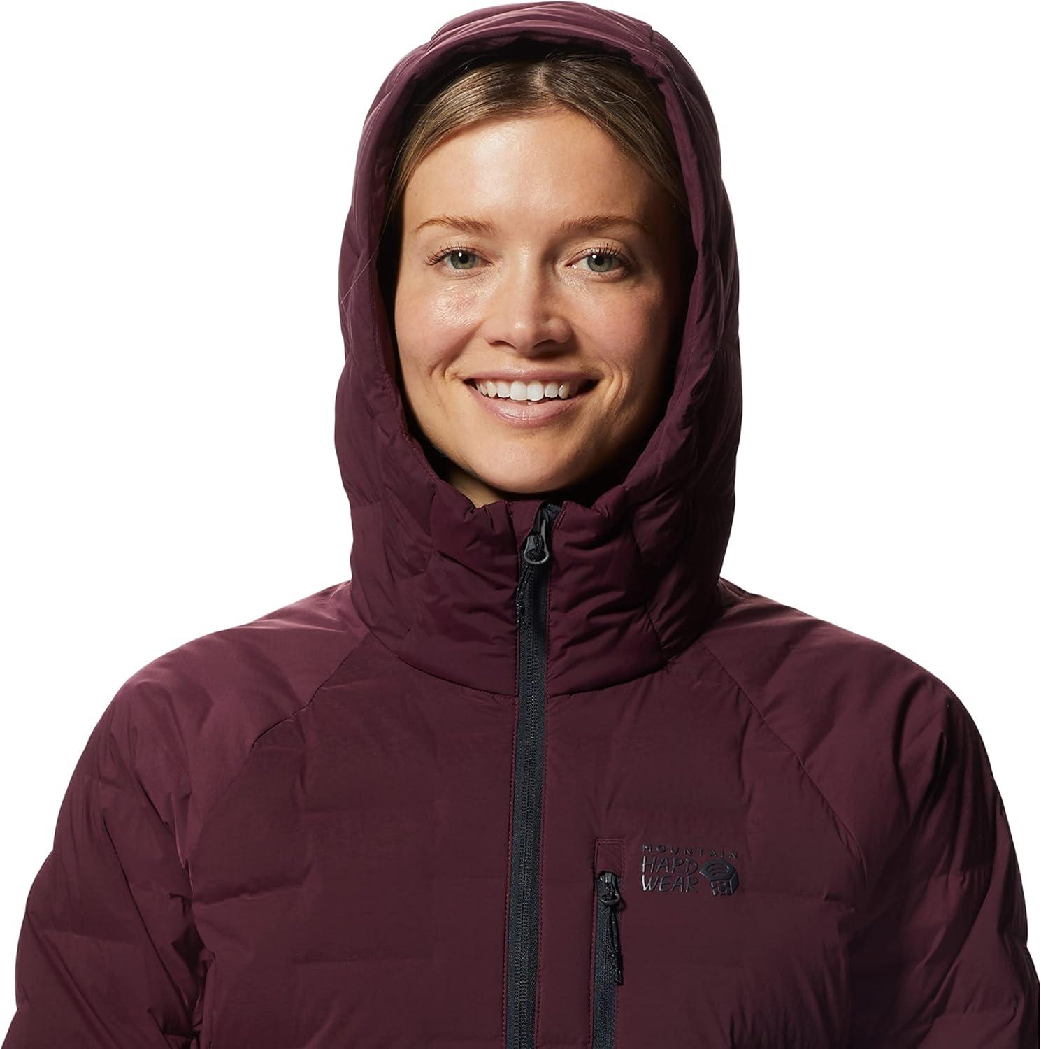 imageMountain Hardwear Womens StretchDown Hoody for Hiking Backpacking Camping and Everyday Wear Insulated and DurableCocoa Red