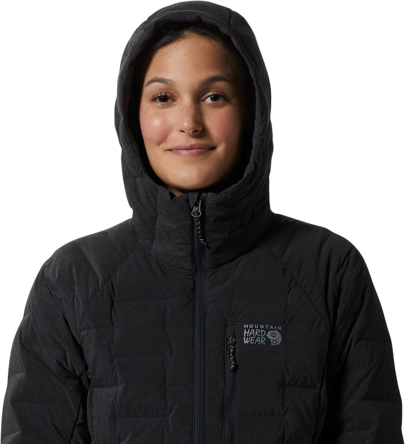 imageMountain Hardwear Womens StretchDown Hoody for Hiking Backpacking Camping and Everyday Wear Insulated and DurableDark Storm Heather New 2024