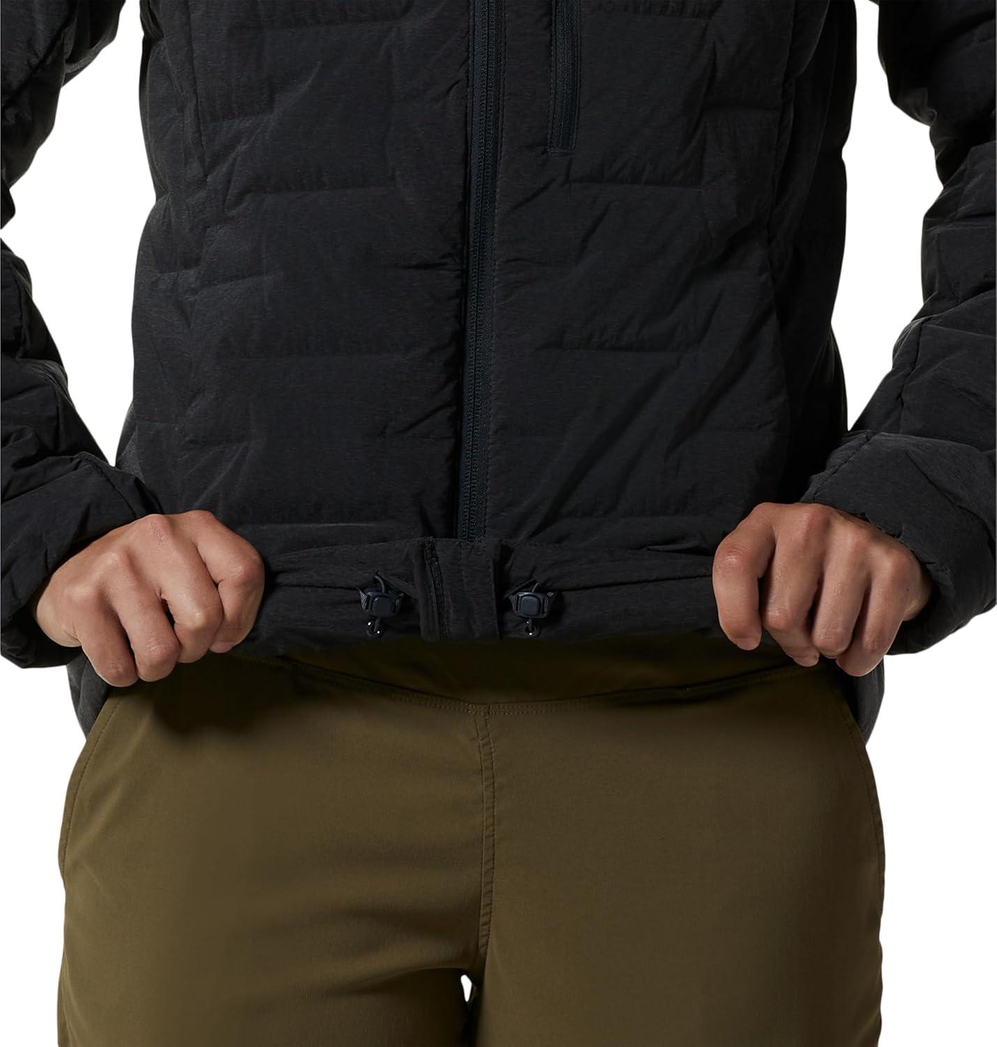 imageMountain Hardwear Womens StretchDown Hoody for Hiking Backpacking Camping and Everyday Wear Insulated and DurableDark Storm Heather New 2024