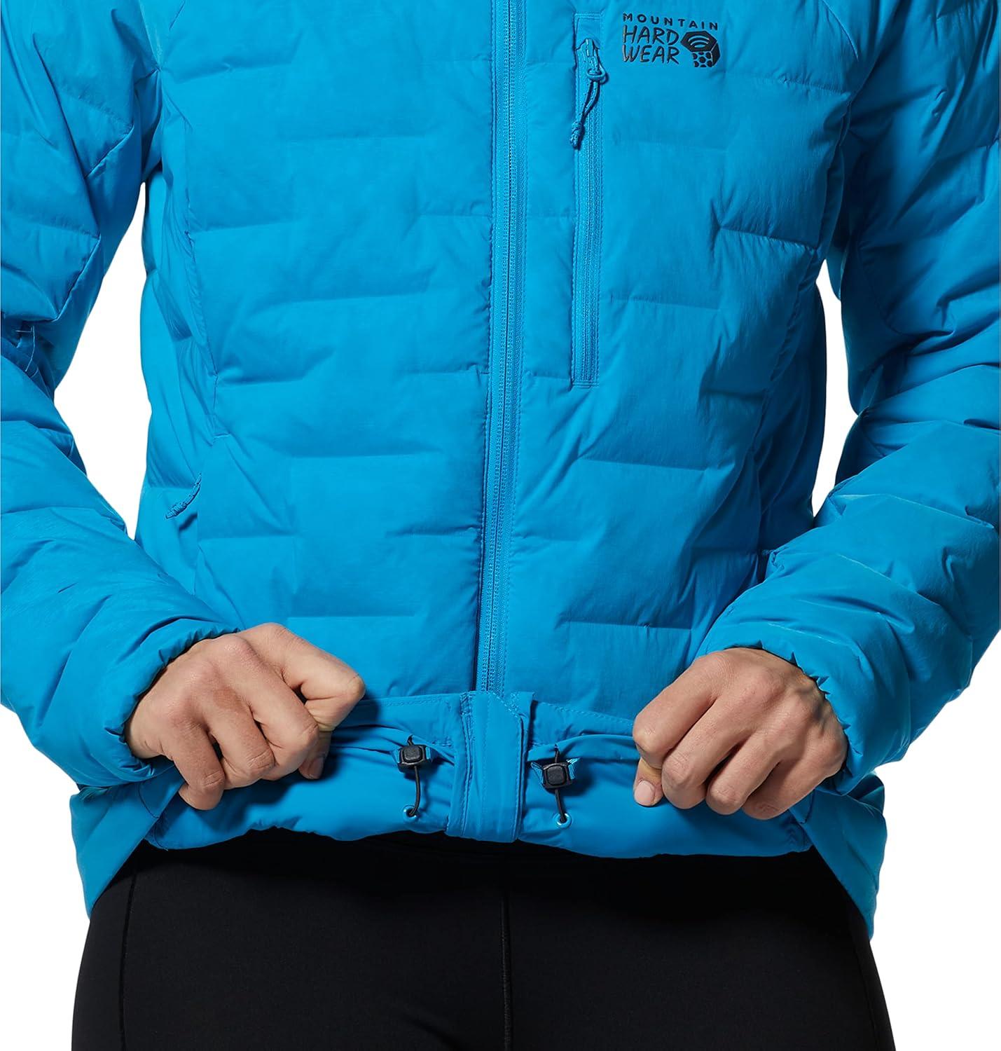 imageMountain Hardwear Womens StretchDown Hoody for Hiking Backpacking Camping and Everyday Wear Insulated and DurableElectric Sky