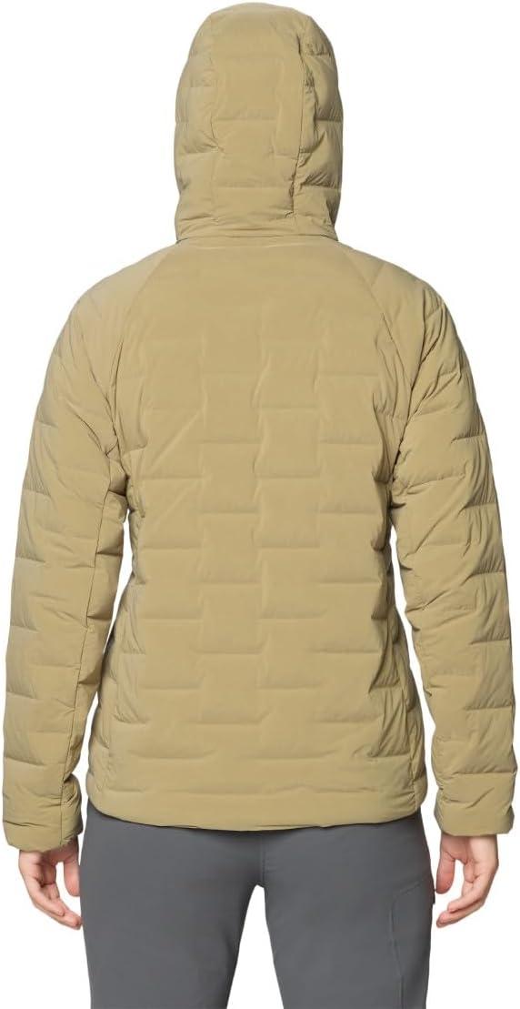 imageMountain Hardwear Womens StretchDown Hoody for Hiking Backpacking Camping and Everyday Wear Insulated and DurableLandslide Heather