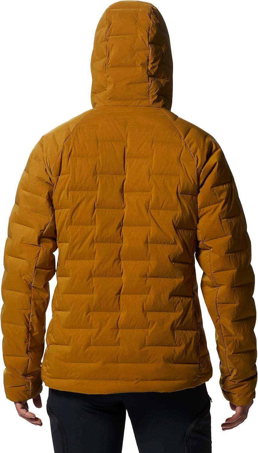 imageMountain Hardwear Womens StretchDown Hoody for Hiking Backpacking Camping and Everyday Wear Insulated and DurableOlive Gold
