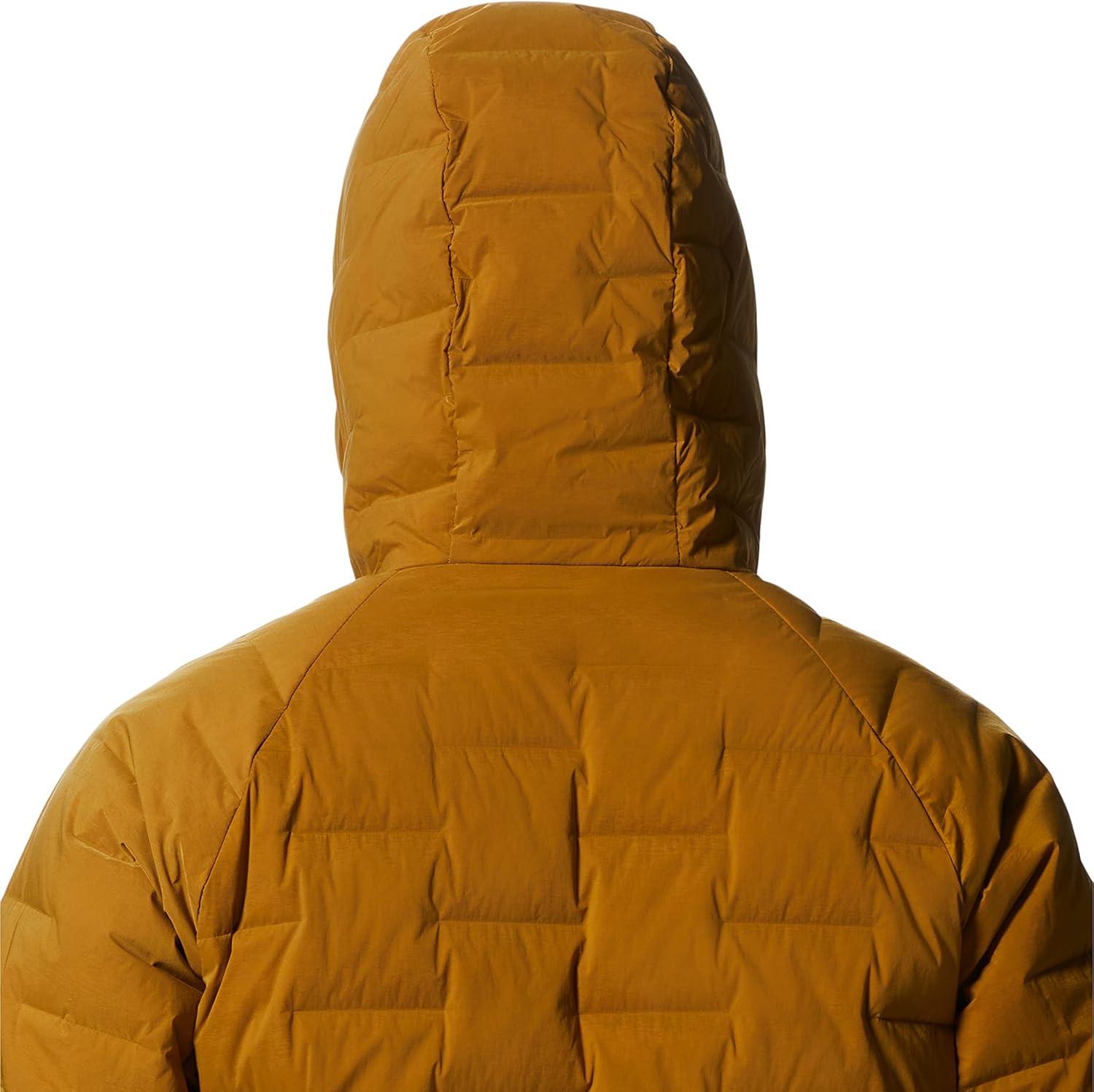 imageMountain Hardwear Womens StretchDown Hoody for Hiking Backpacking Camping and Everyday Wear Insulated and DurableOlive Gold