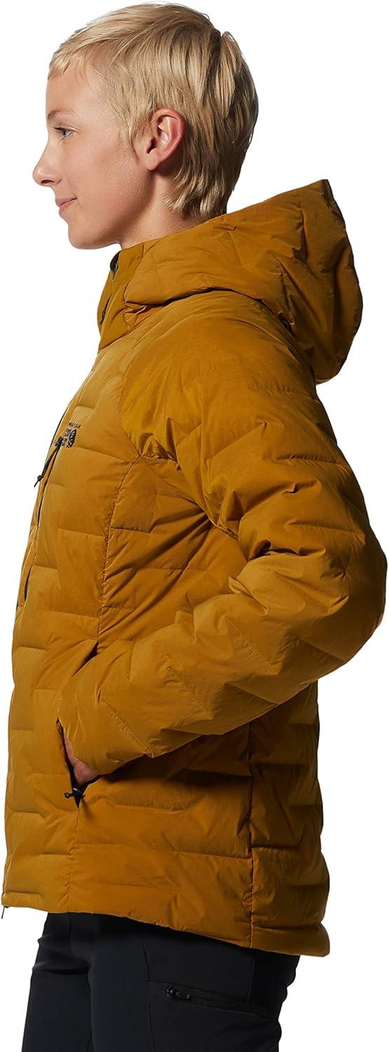 imageMountain Hardwear Womens StretchDown Hoody for Hiking Backpacking Camping and Everyday Wear Insulated and DurableOlive Gold