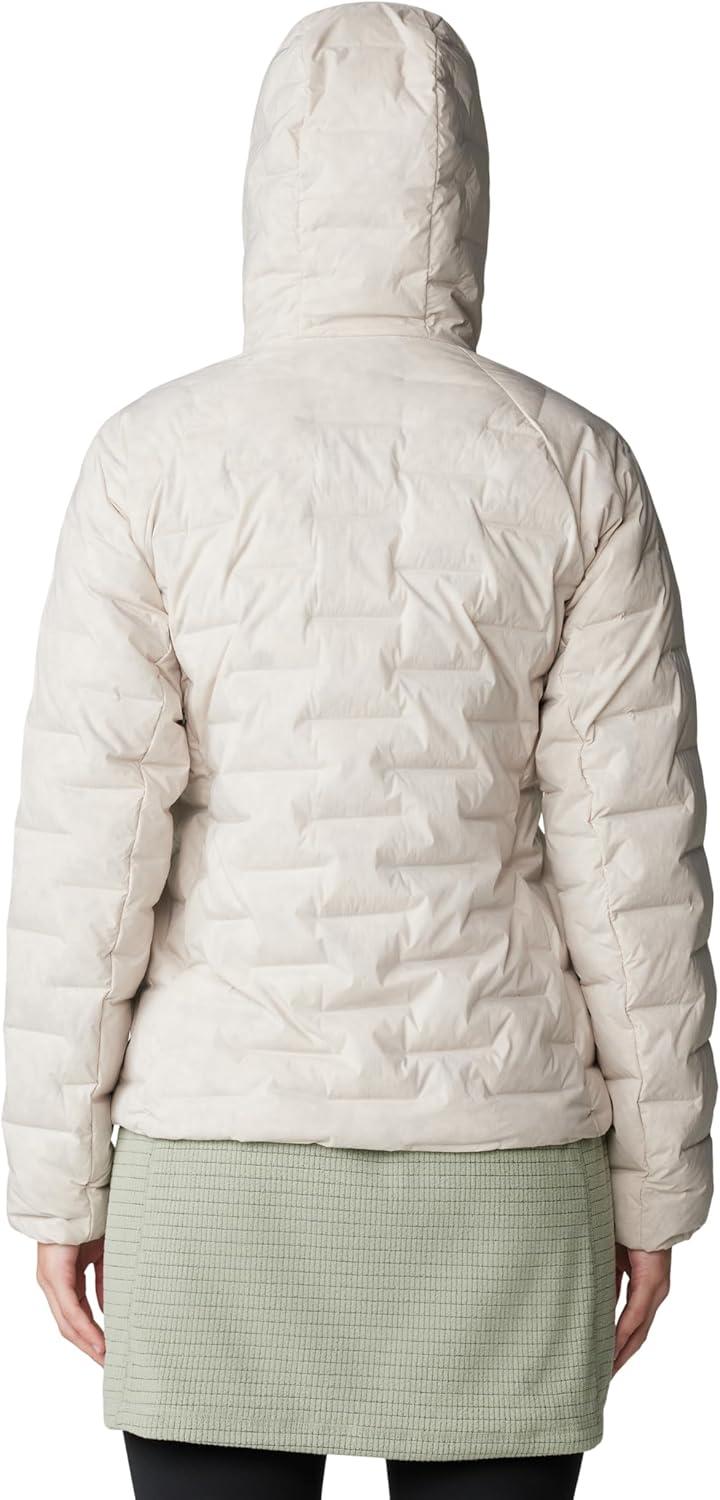 imageMountain Hardwear Womens StretchDown Hoody for Hiking Backpacking Camping and Everyday Wear Insulated and DurableTalc New 2024