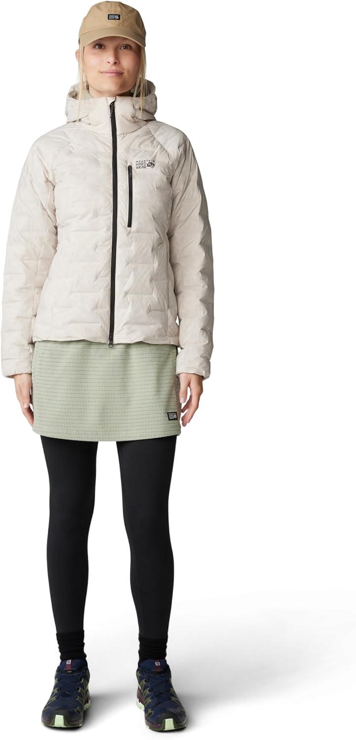 imageMountain Hardwear Womens StretchDown Hoody for Hiking Backpacking Camping and Everyday Wear Insulated and DurableTalc New 2024