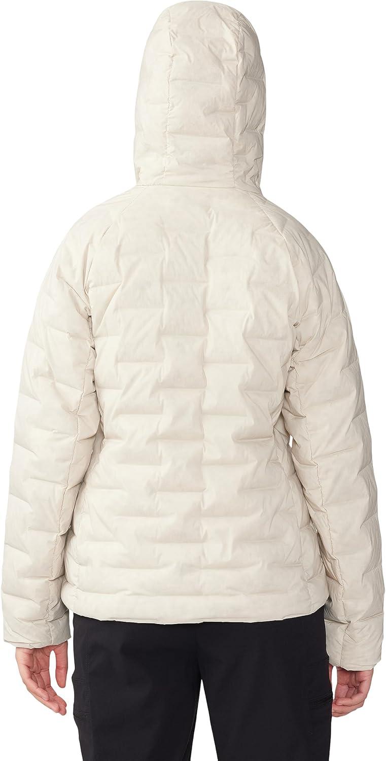 imageMountain Hardwear Womens StretchDown Hoody for Hiking Backpacking Camping and Everyday Wear Insulated and DurableWild Oyster