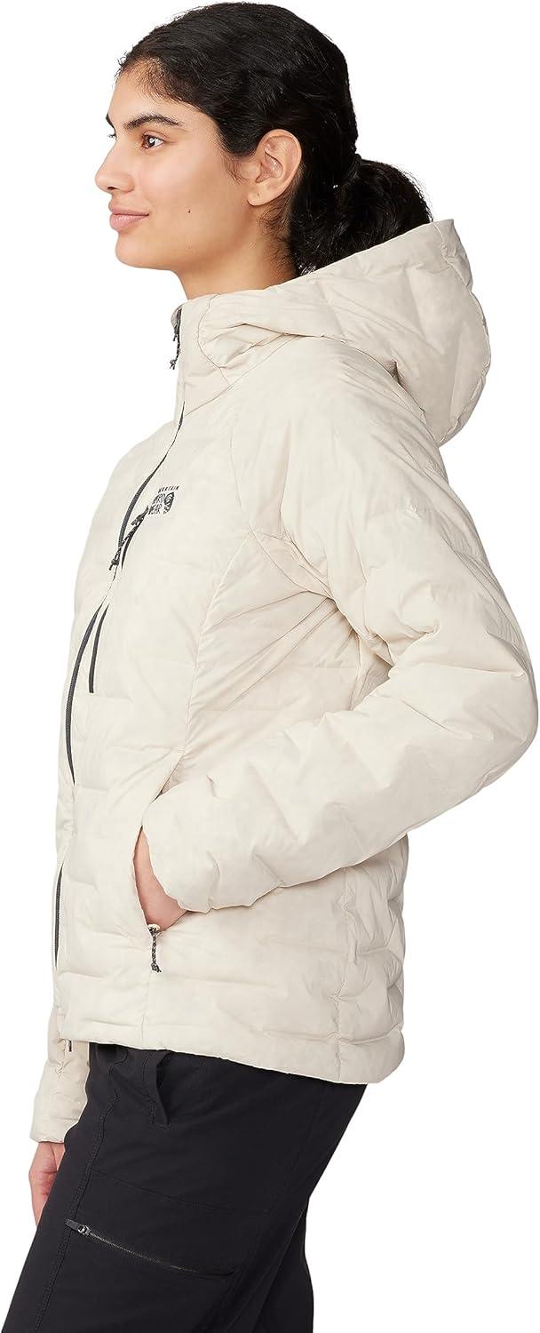 imageMountain Hardwear Womens StretchDown Hoody for Hiking Backpacking Camping and Everyday Wear Insulated and DurableWild Oyster