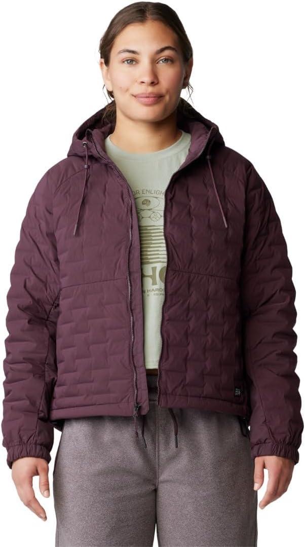 imageMountain Hardwear Womens StretchDown Light Full Zip HoodyBlackberry