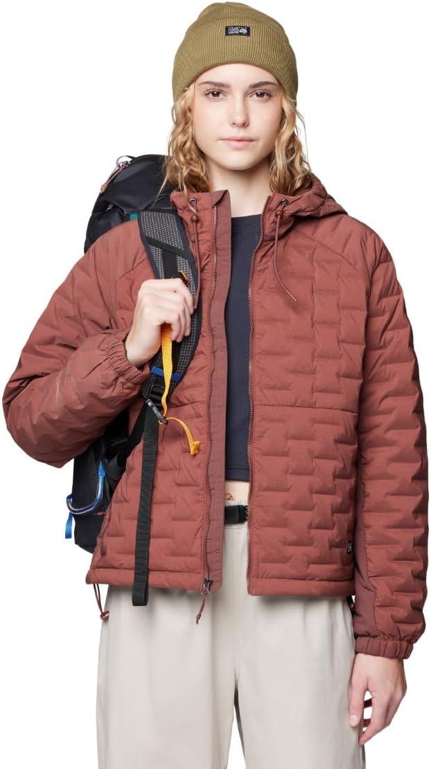 imageMountain Hardwear Womens StretchDown Light Full Zip HoodyBourbon Brown