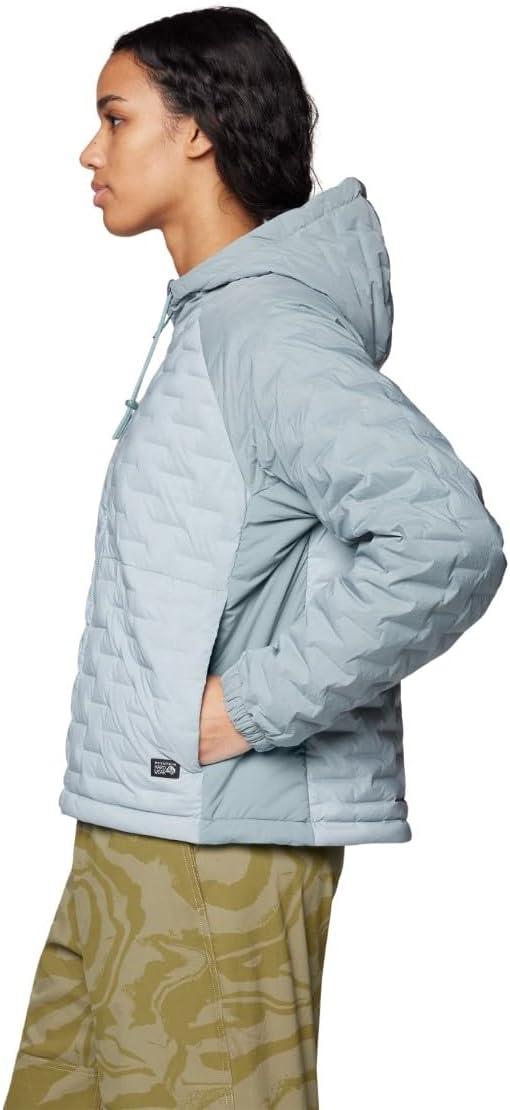 imageMountain Hardwear Womens StretchDown Light Full Zip HoodyIce Shadow Blue Sage