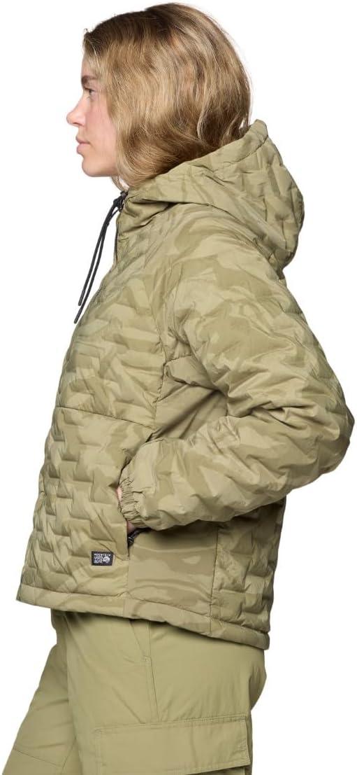 imageMountain Hardwear Womens StretchDown Light Full Zip HoodyLandslide Rockstrata