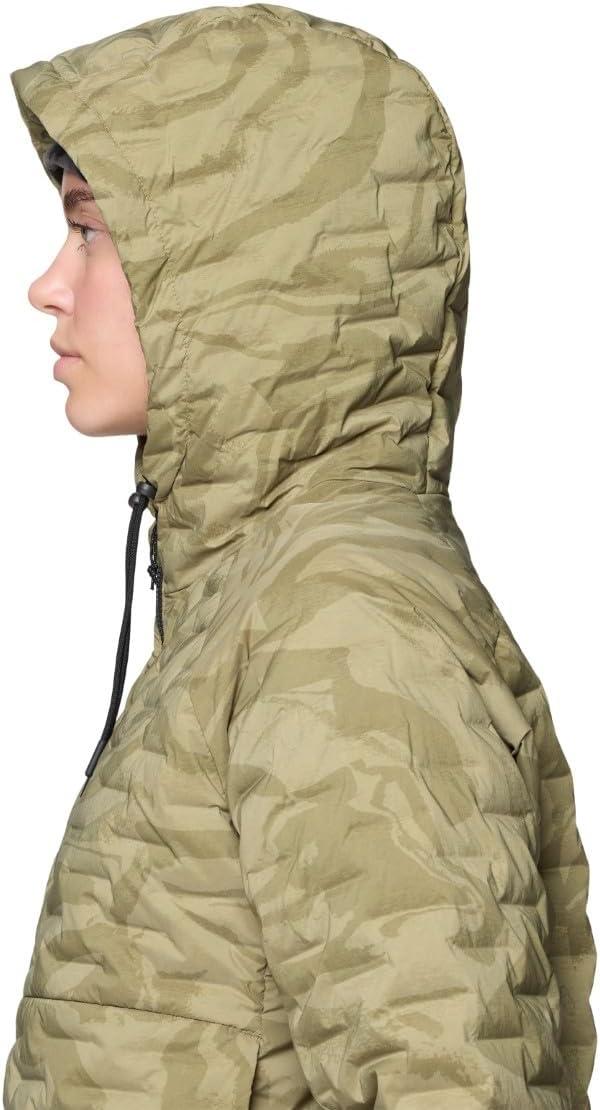 imageMountain Hardwear Womens StretchDown Light Full Zip HoodyLandslide Rockstrata