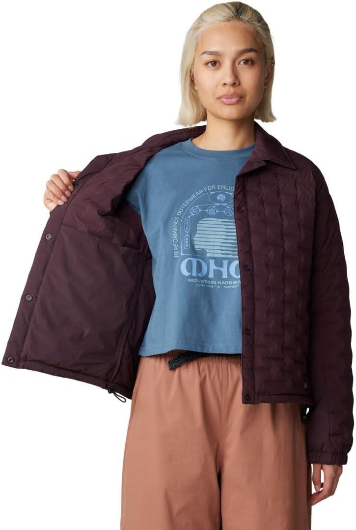 imageMountain Hardwear Womens StretchDown Light Snap JacketBlackberry