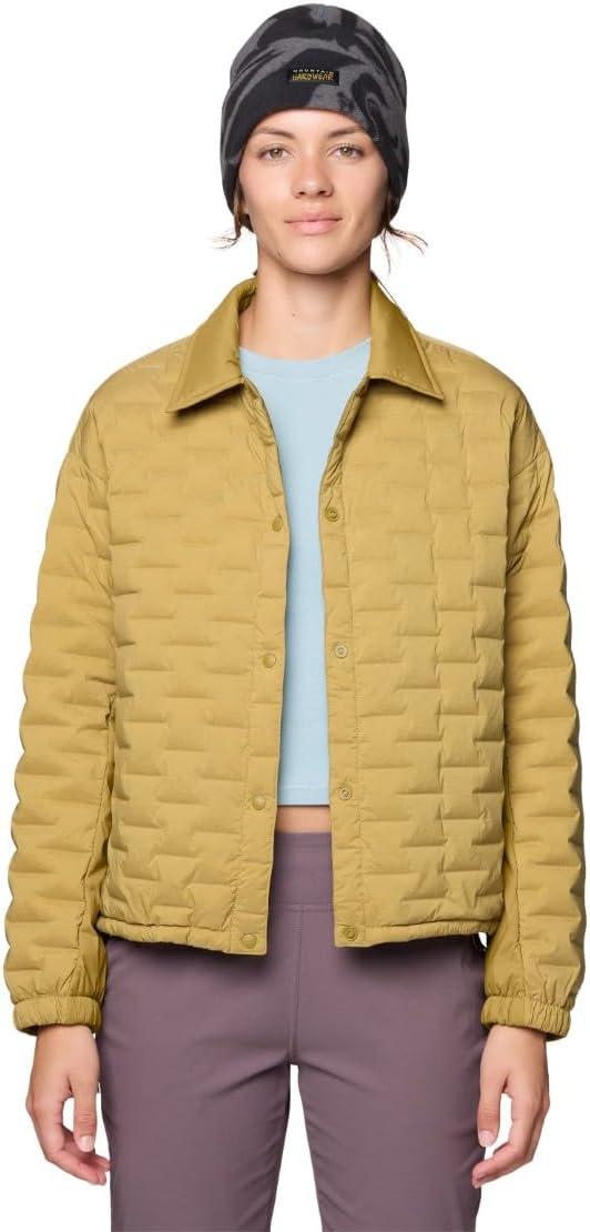 imageMountain Hardwear Womens StretchDown Light Snap JacketGrassland