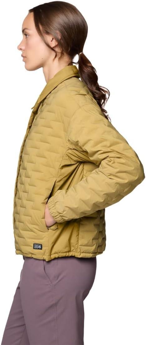 imageMountain Hardwear Womens StretchDown Light Snap JacketGrassland