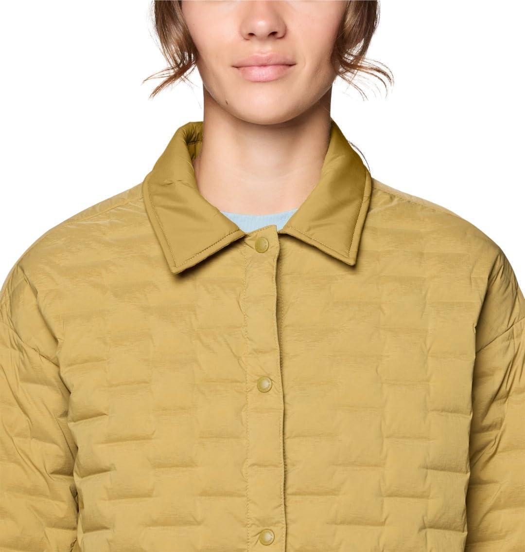 imageMountain Hardwear Womens StretchDown Light Snap JacketGrassland