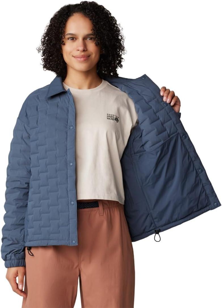 imageMountain Hardwear Womens StretchDown Light Snap JacketMoon Blue