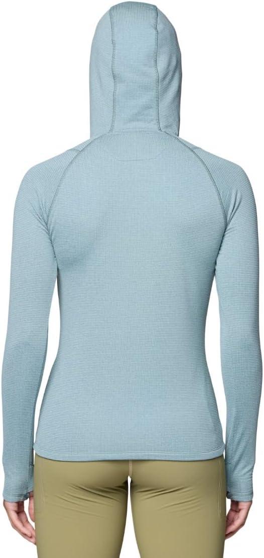 imageMountain Hardwear womens Crater Lake Heavyweight Half Zip HoodyBlue Sage Ice Shadow