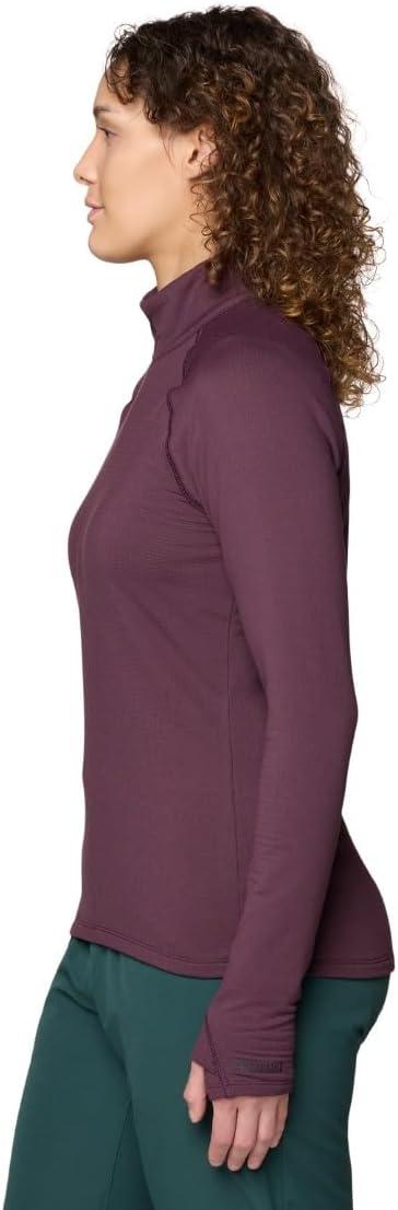 imageMountain Hardwear womens Crater Lake Heavyweight Half ZipBlackberry