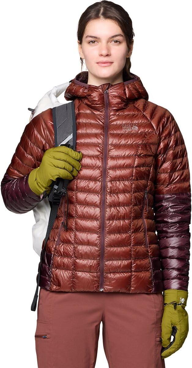 imageMountain Hardwear womens Ghost Whisperer HoodyBourbon BrownBlackberry