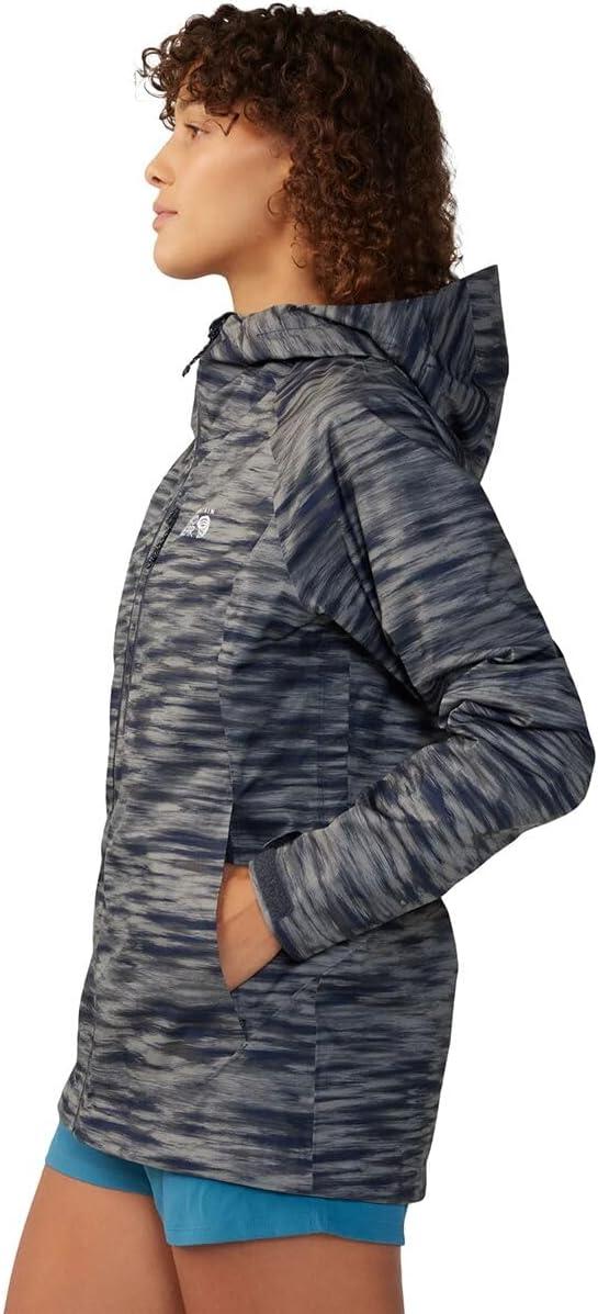 imageMountain Hardwear womens Stretch Ozonic JacketDark Zinc Frequency Print
