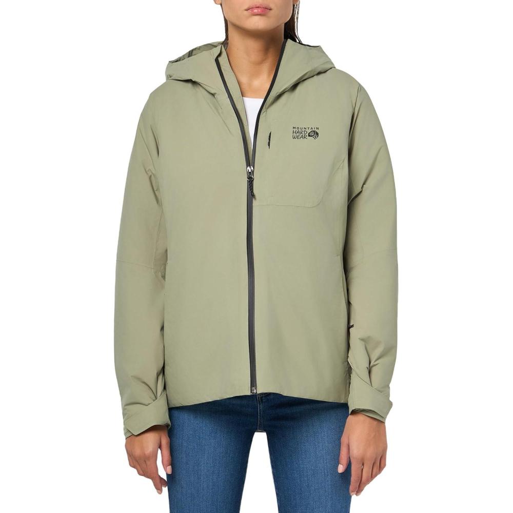 imageMountain Hardwear Womens Stretch Ozonic Insulated JacketMantis Green  New 2024