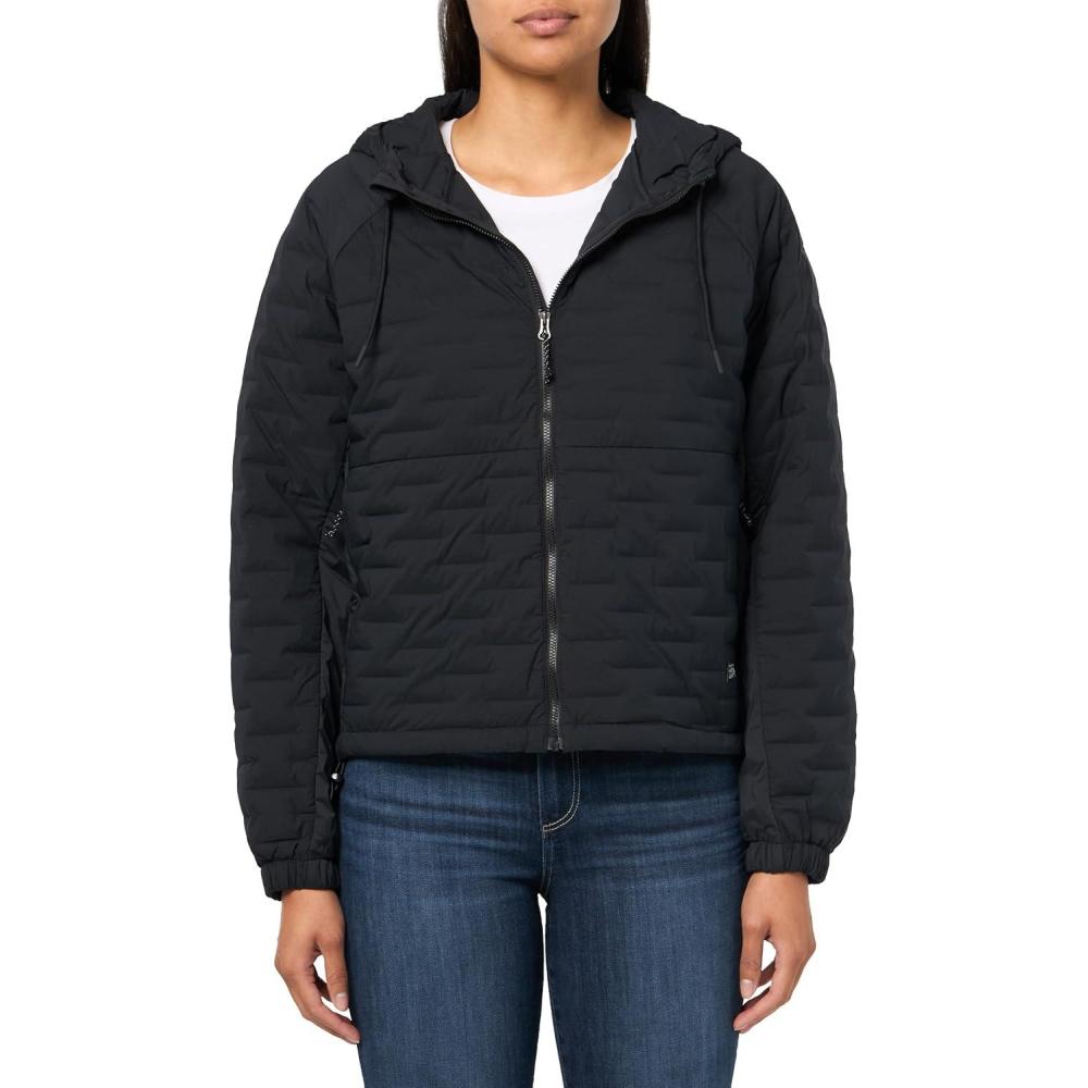 imageMountain Hardwear Womens StretchDown Light Full Zip HoodyBlack