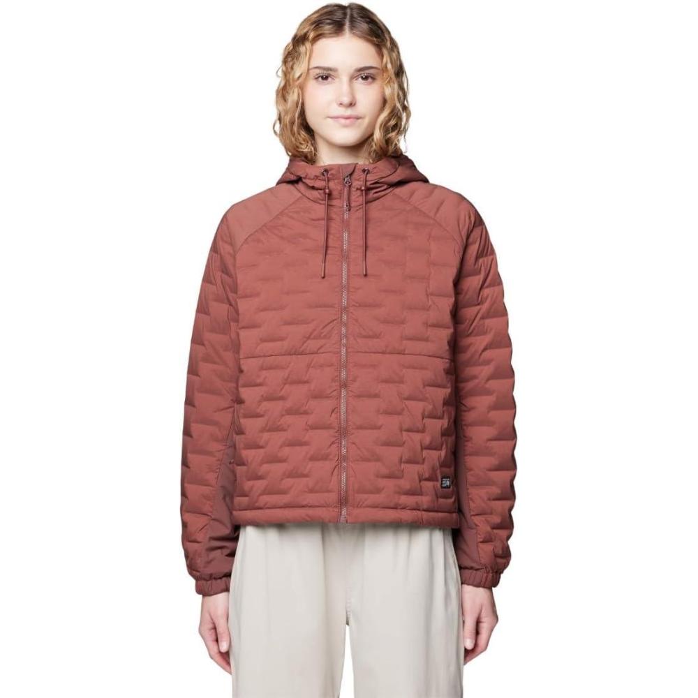 imageMountain Hardwear Womens StretchDown Light Full Zip HoodyBourbon Brown