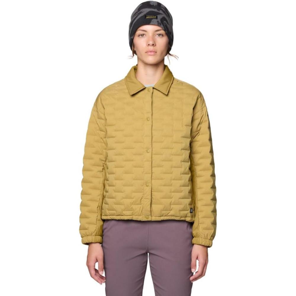 imageMountain Hardwear Womens StretchDown Light Snap JacketGrassland