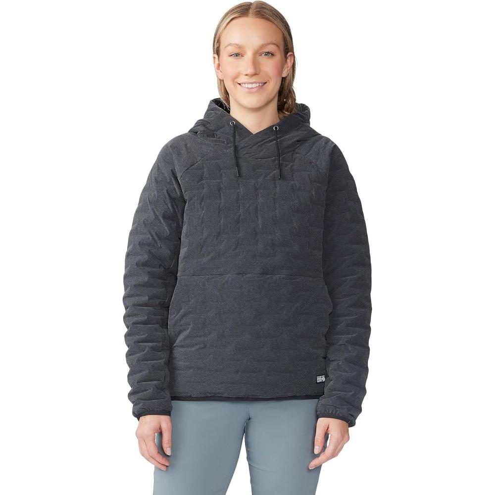 imageMountain Hardwear womens Stretchdown Light Pullover HoodyDark Storm Heather