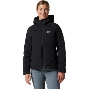 Mountain Hardwear Women’s StretchDown Hoody for Hiking, Backpacking, Camping, and Everyday Wear | Insulated and Durable(Black – New 2024)