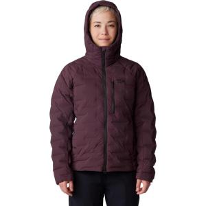 Mountain Hardwear Women’s StretchDown Hoody for Hiking, Backpacking, Camping, and Everyday Wear | Insulated and Durable(Blackberry – New 2024)