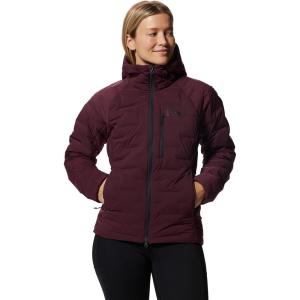 Mountain Hardwear Women’s StretchDown Hoody for Hiking, Backpacking, Camping, and Everyday Wear | Insulated and Durable(Cocoa Red)