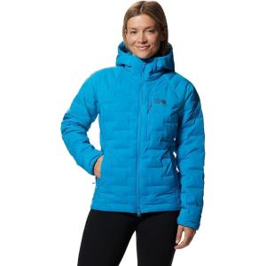 Mountain Hardwear Women’s StretchDown Hoody for Hiking, Backpacking, Camping, and Everyday Wear | Insulated and Durable(Electric Sky)