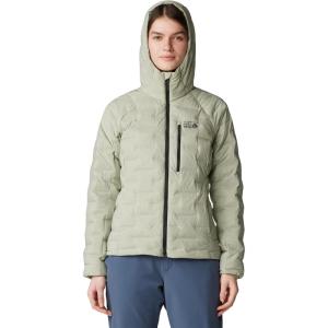 Mountain Hardwear Women’s StretchDown Hoody for Hiking, Backpacking, Camping, and Everyday Wear | Insulated and Durable(White Sage – New 2024)