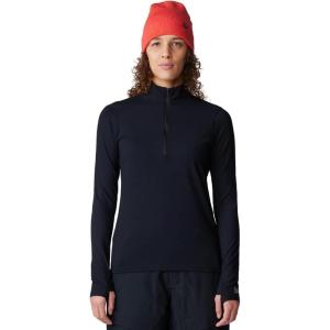 Mountain Hardwear womens Butter Up Half Zip(Black)