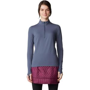 Mountain Hardwear womens Butter Up Half Zip(Blue Slate)