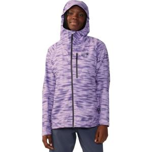 Mountain Hardwear womens Stretch Ozonic Jacket(Wisteria Frequency Print)